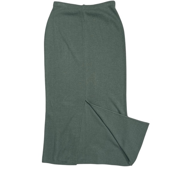 Vintage DIVA Knitwear Teal Maxi Skirt - Size M - NWT - Picture 5 of 7